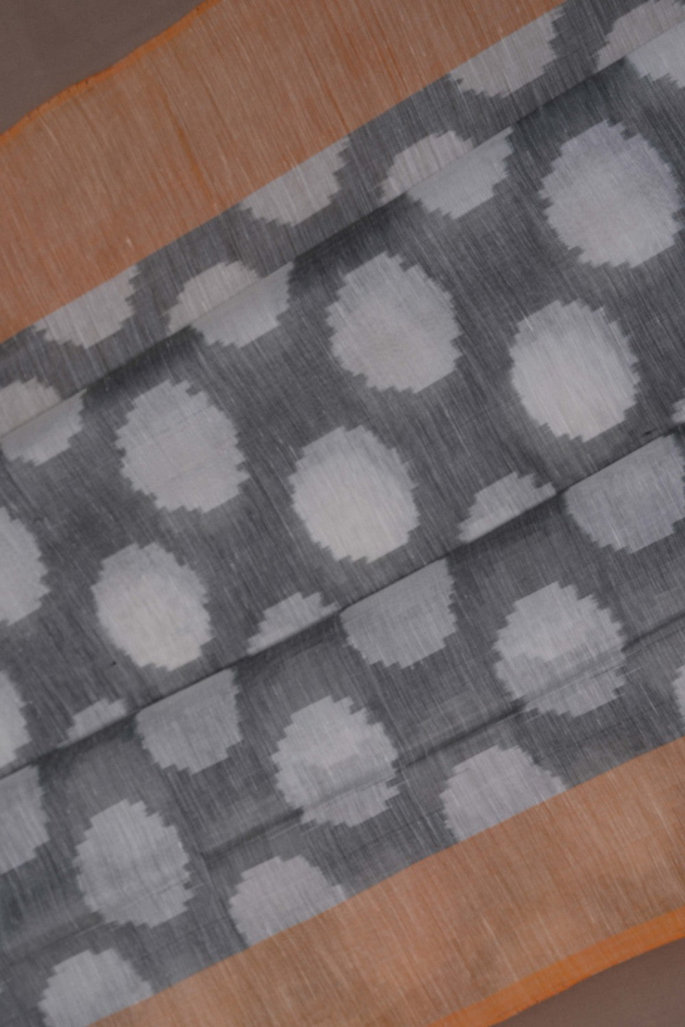 Image of Pochampaly Ikat Linen Saree