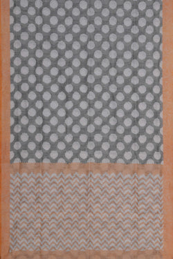 Image of Pochampaly Ikat Linen Saree