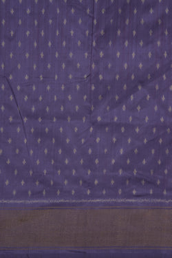 Image of Pochampally Ikat Silk Purple Saree