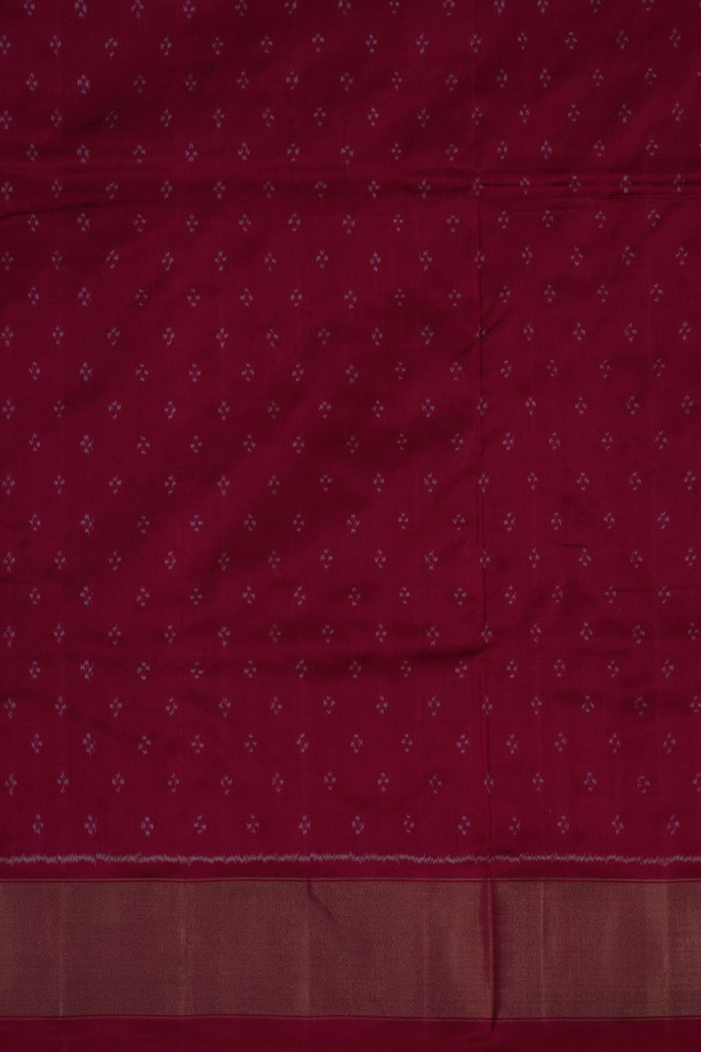 Image of Pochampally Ikat Silk Green Saree