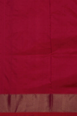 Image of Pochampally Ikat Silk Fuchsia Pink Saree