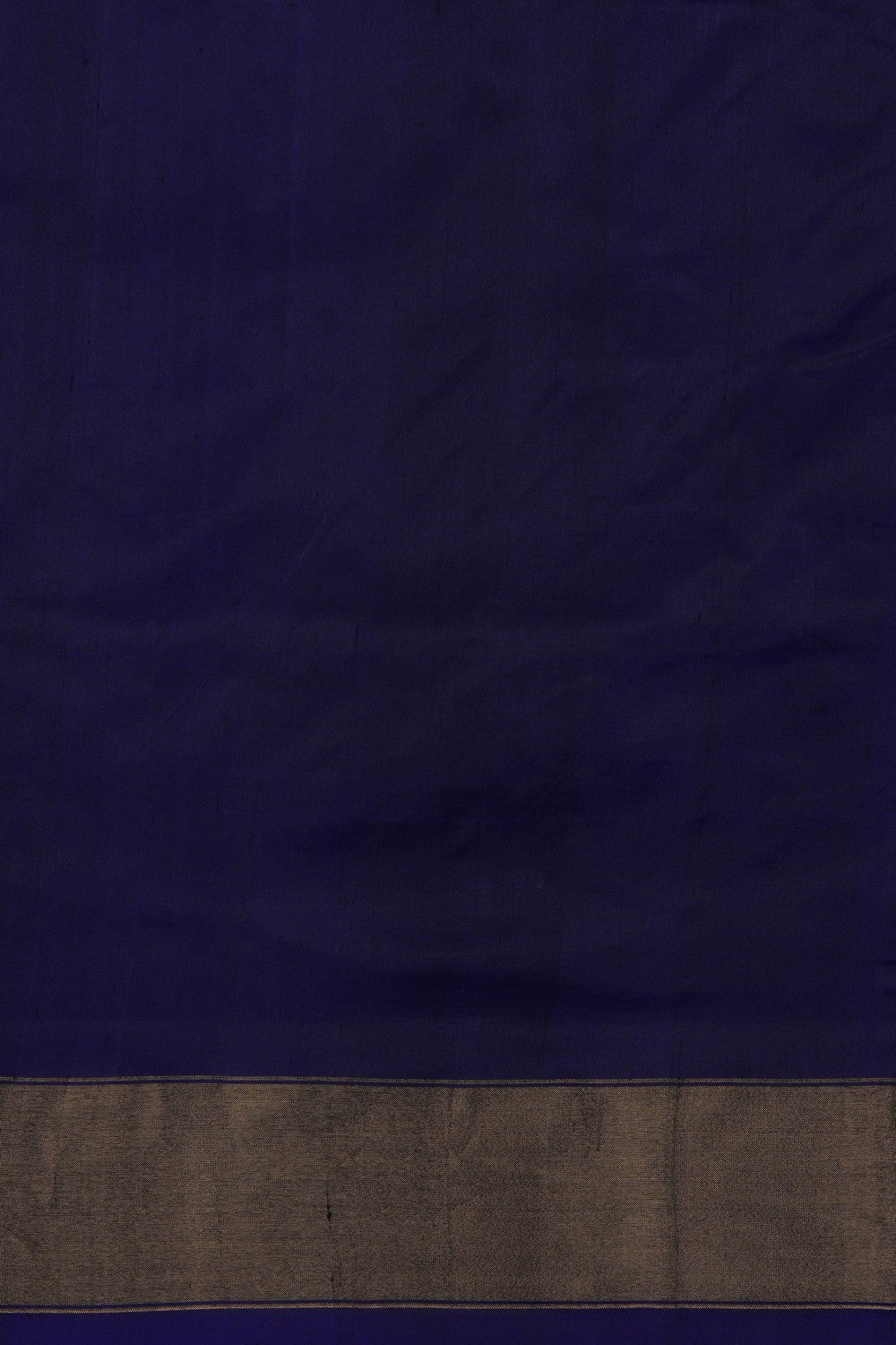 Image of Pochampally Ikat Silk Indigo Blue Saree