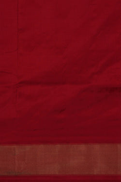 Image of Pochampally Ikat Silk Navy Blue Saree