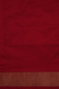 Image of Pochampally Ikat Silk Red Saree