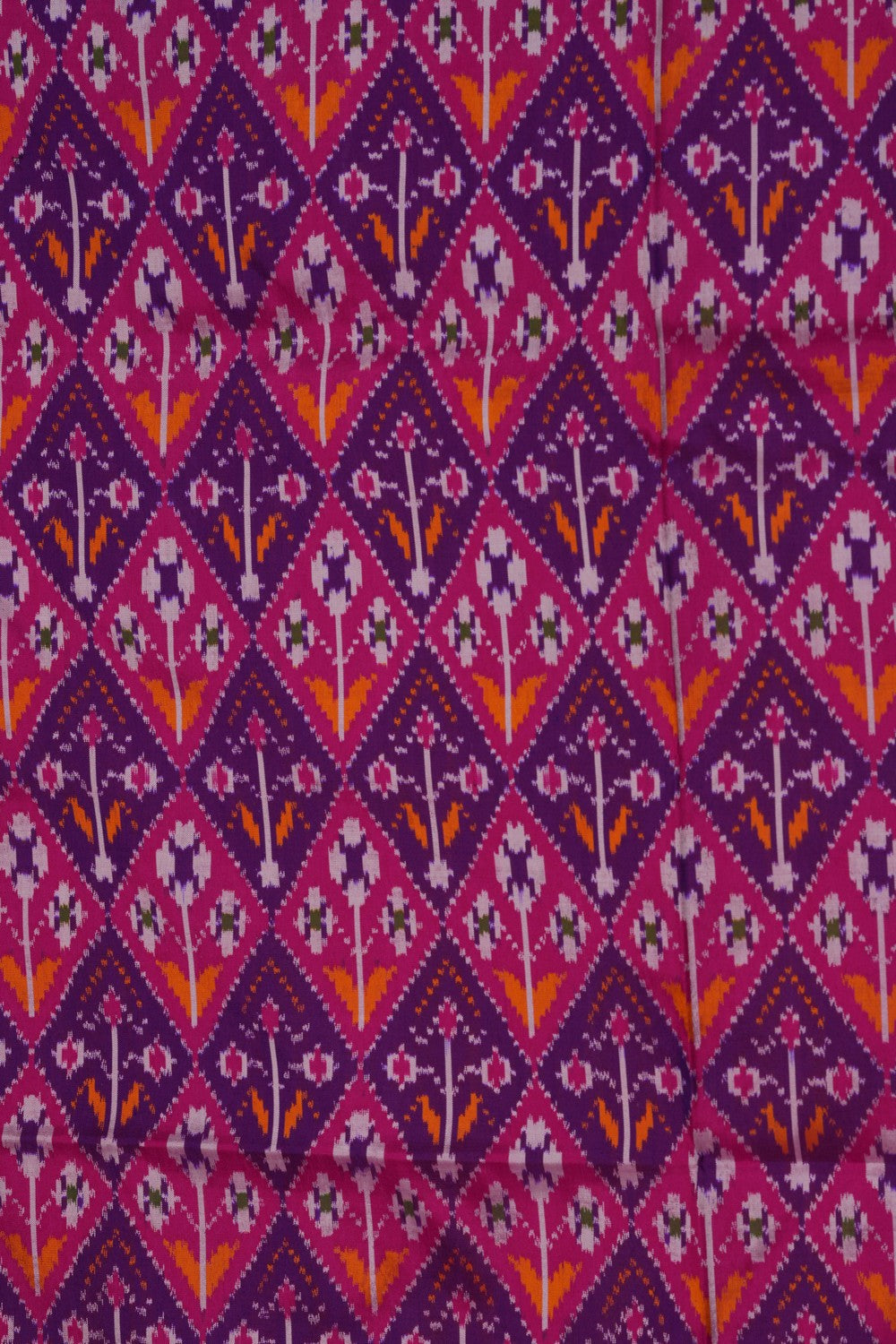 Image of Pochampally Ikat Twill Silk Saree