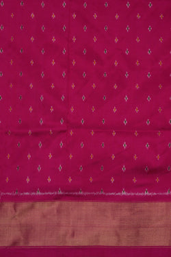 Image of Pochampally Ikat Twill Silk Saree