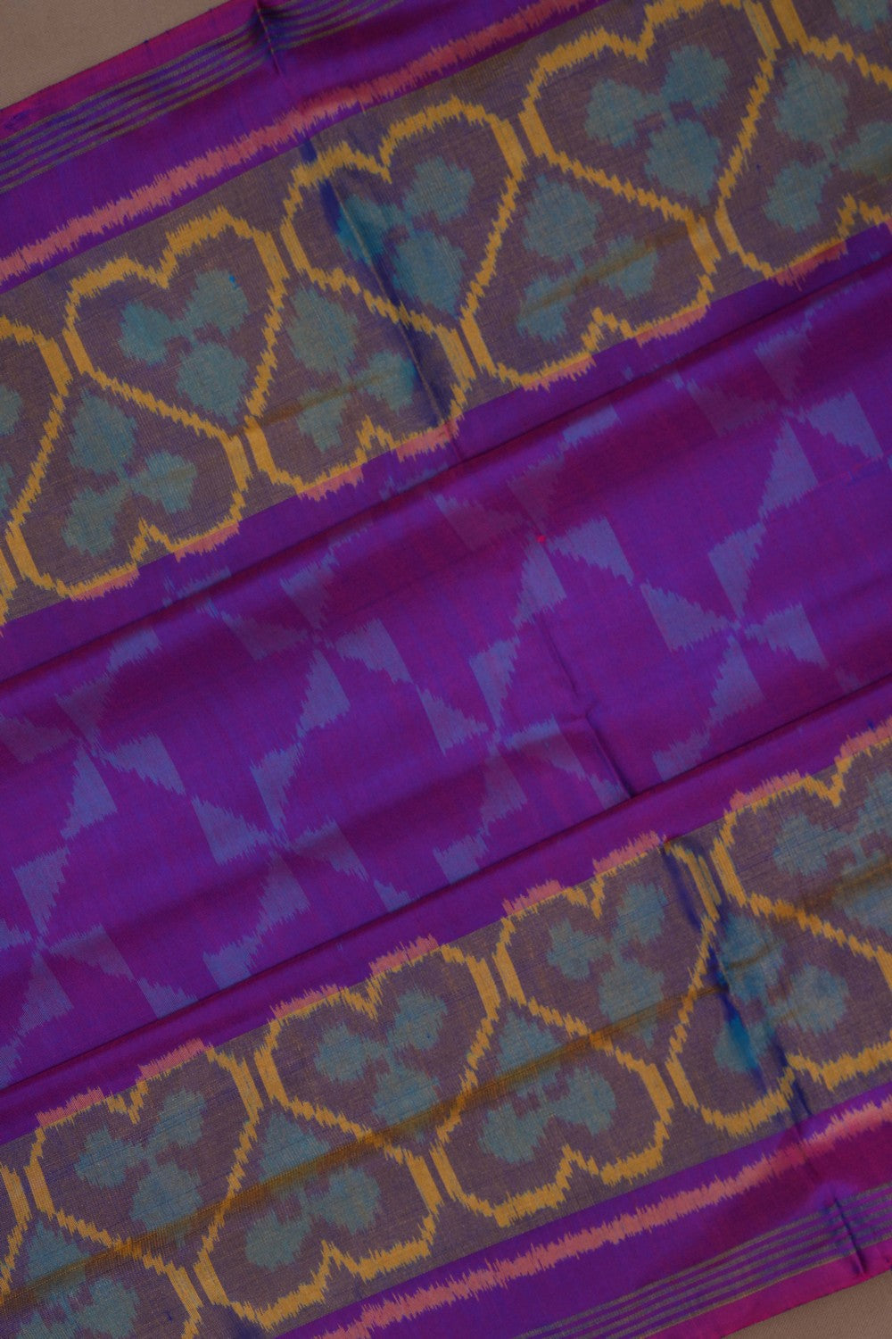 Image of Rajkot Silk Purple Saree
