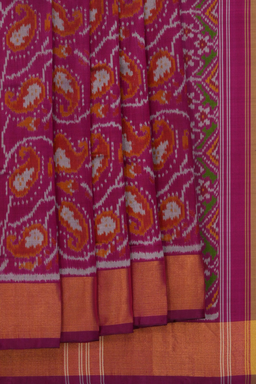 Image of Rajkot Silk Purple Saree