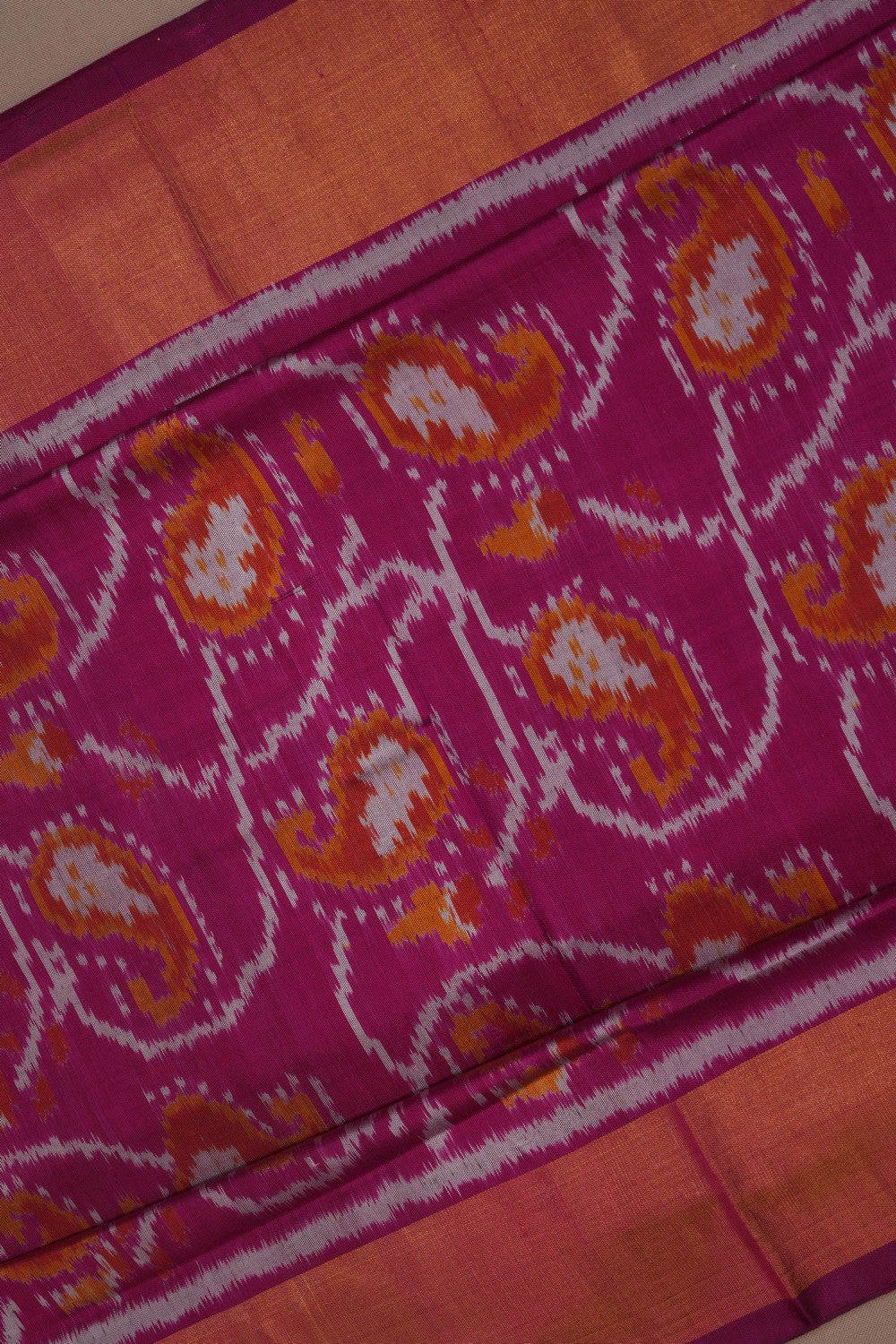 Image of Rajkot Silk Purple Saree