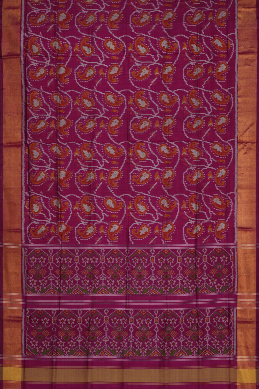 Image of Rajkot Silk Purple Saree