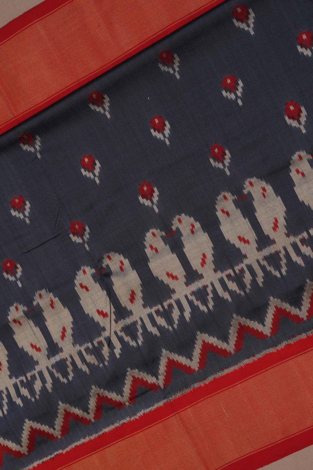 Image of Pochampally Ikat Silk Saree