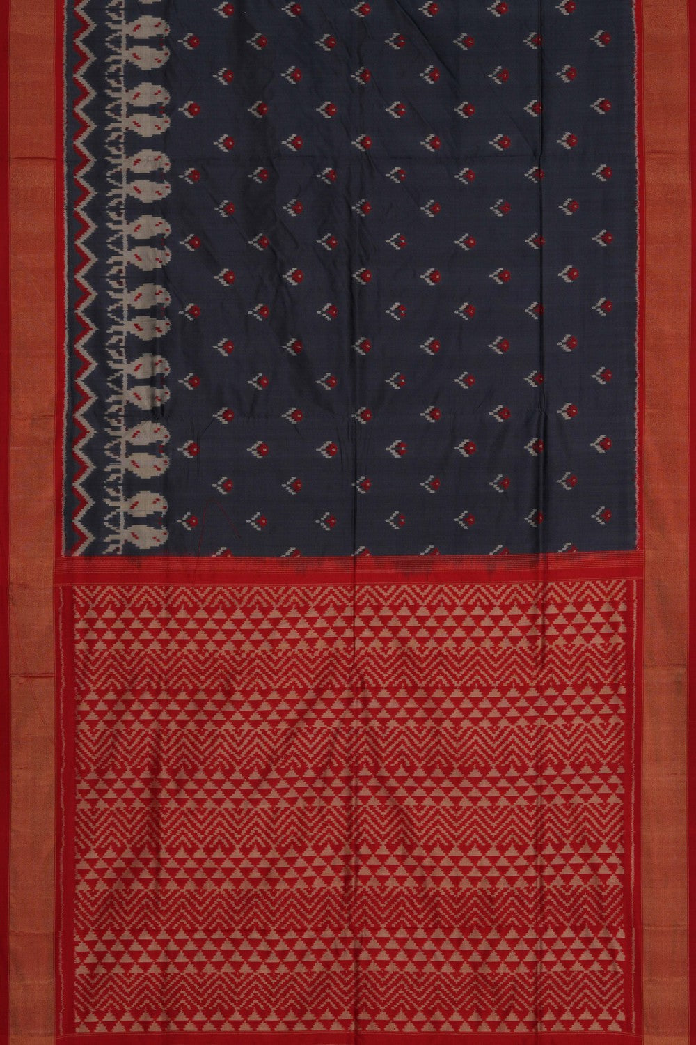 Image of Pochampally Ikat Silk Saree