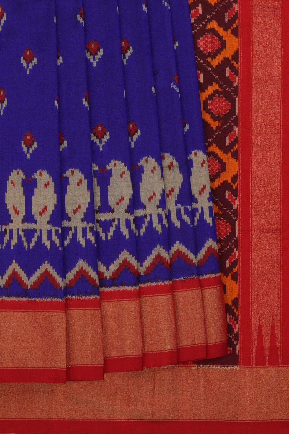 Image of Pochampally Ikat Silk Saree