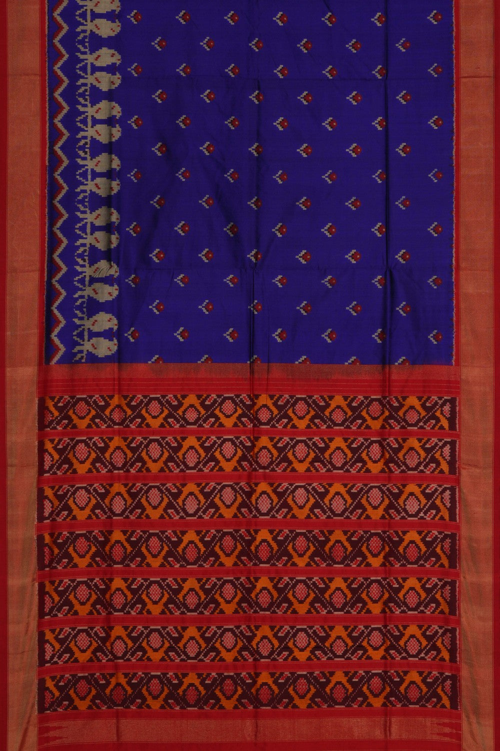 Image of Pochampally Ikat Silk Saree