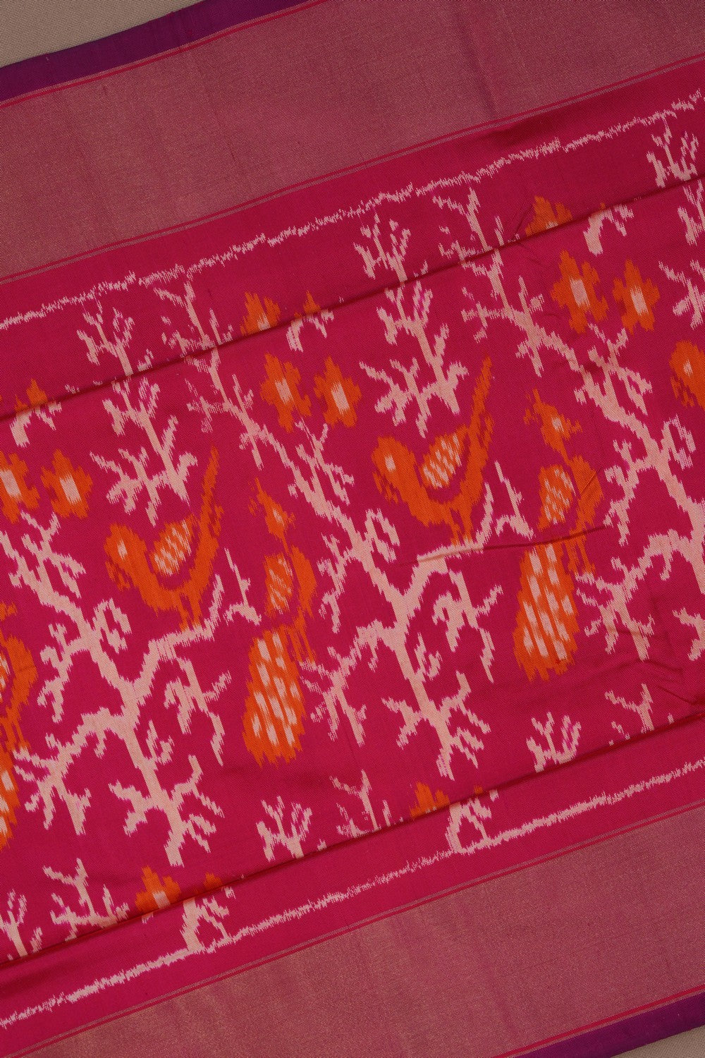 Image of Pochampally Ikat Silk Saree