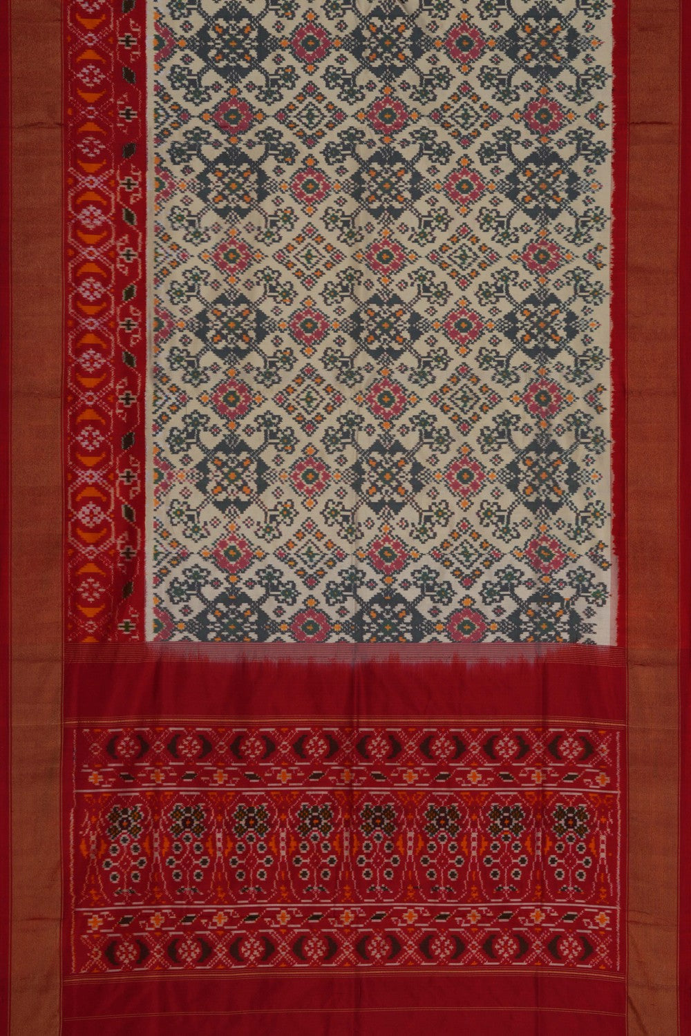 Image of Pochampally Ikat Silk Saree
