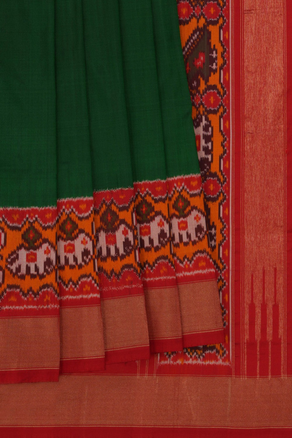 Image of Pochampally Ikat Silk Saree