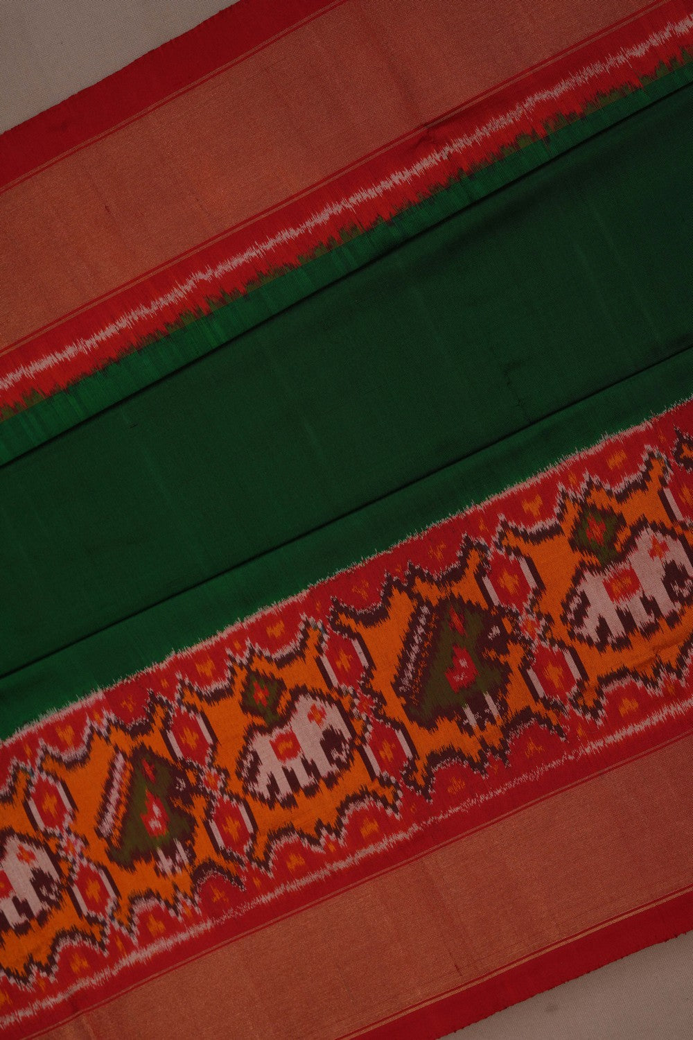 Image of Pochampally Ikat Silk Saree
