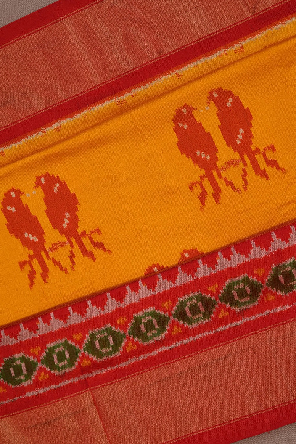 Image of Pochampally Ikat Silk Saree
