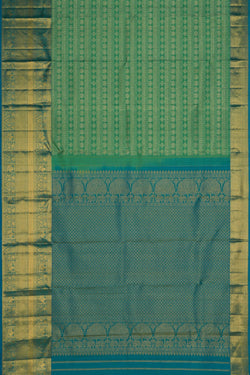 Image of Kanchipattu Brocade Green Saree
