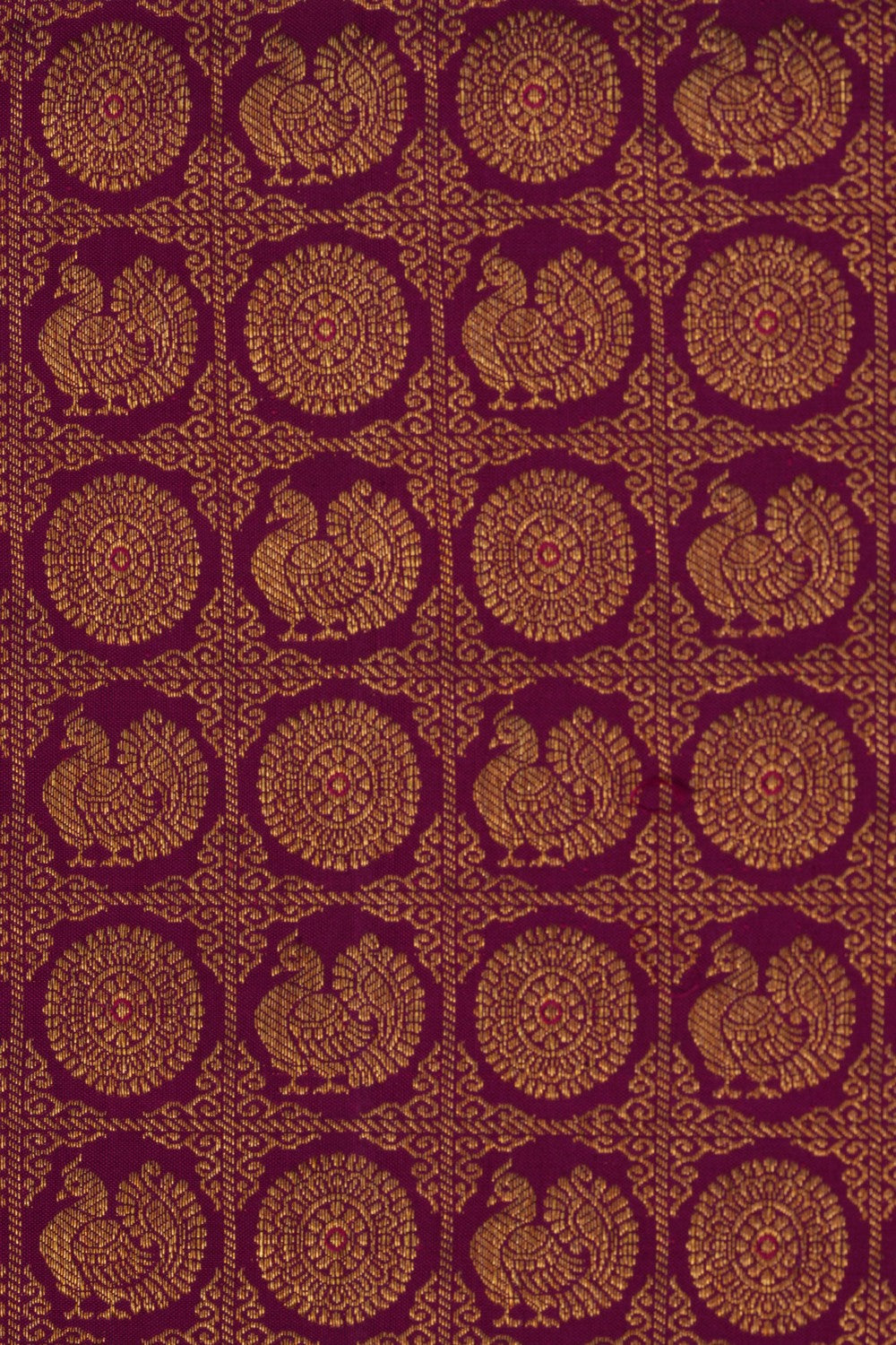 Kanchipattu Brocade Purple Saree