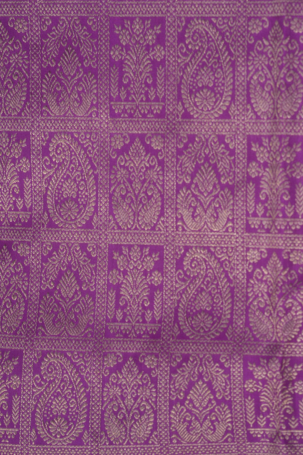 Image of Kanchipattu Brocade Purple Saree