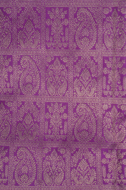 Image of Kanchipattu Brocade Purple Saree