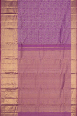 Image of Kanchipattu Brocade Purple Saree