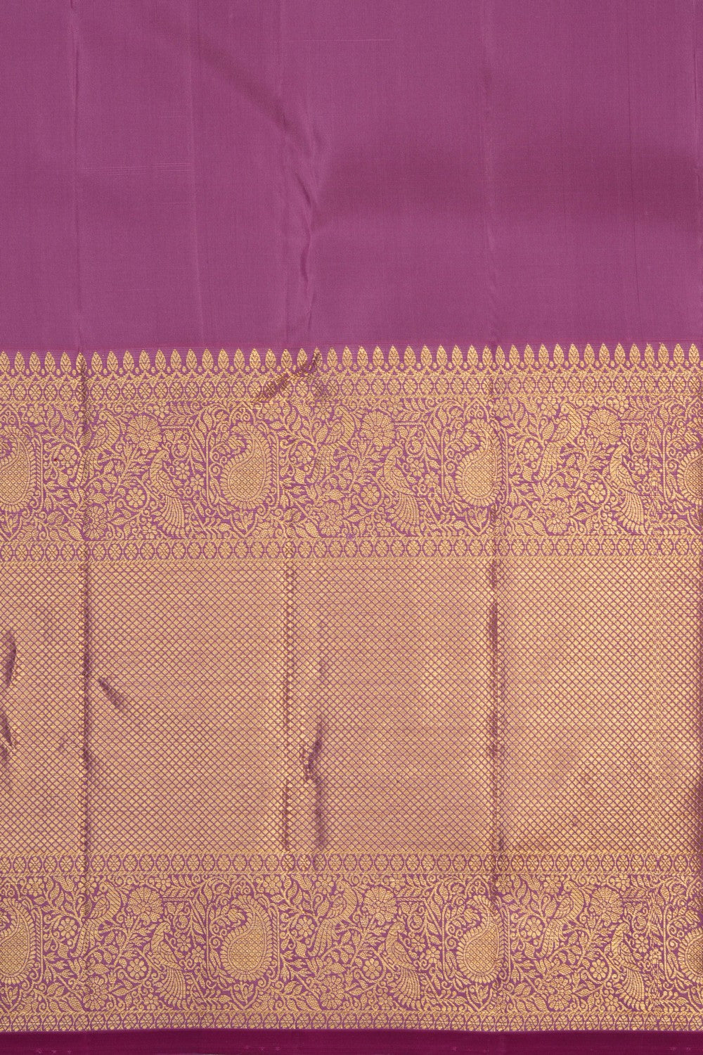 Image of Kanchipattu Brocade Purple Saree