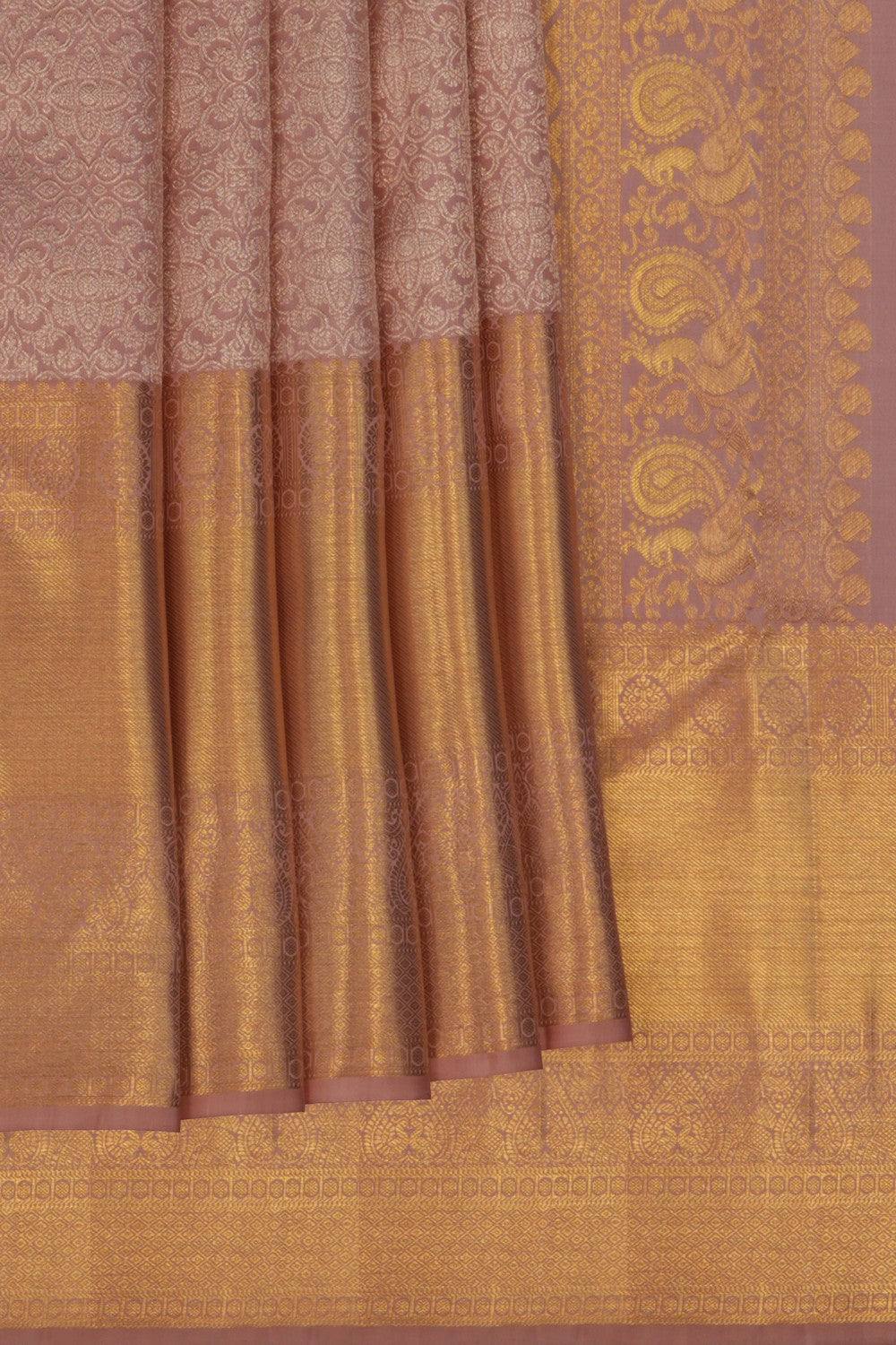 Kanchipattu Brocade Light Pink Saree