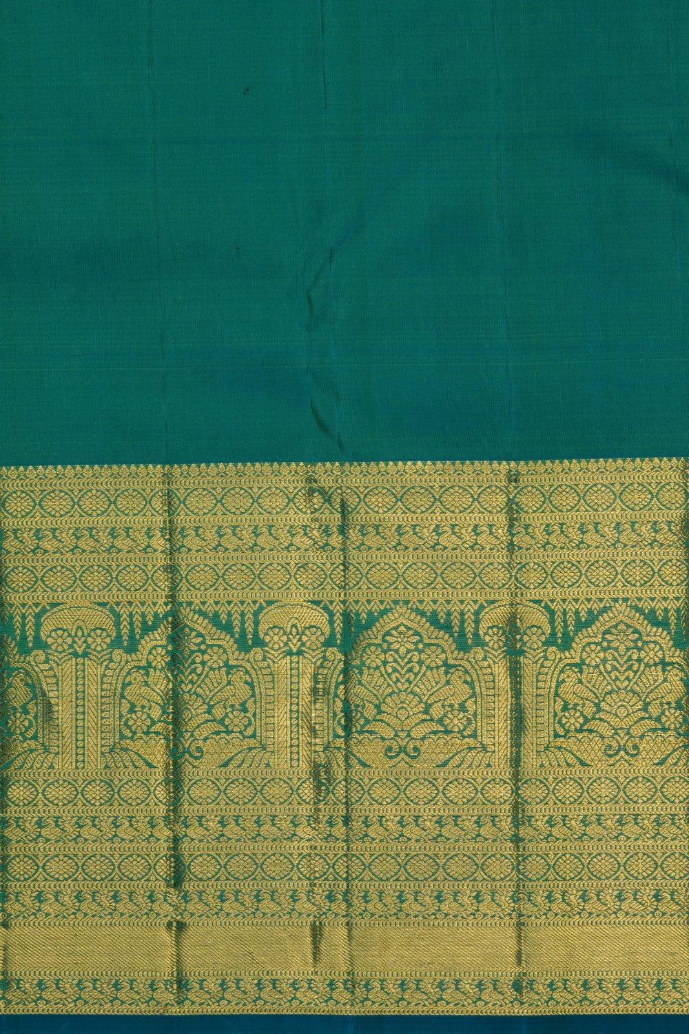 Kanchipattu Brocade Green Saree
