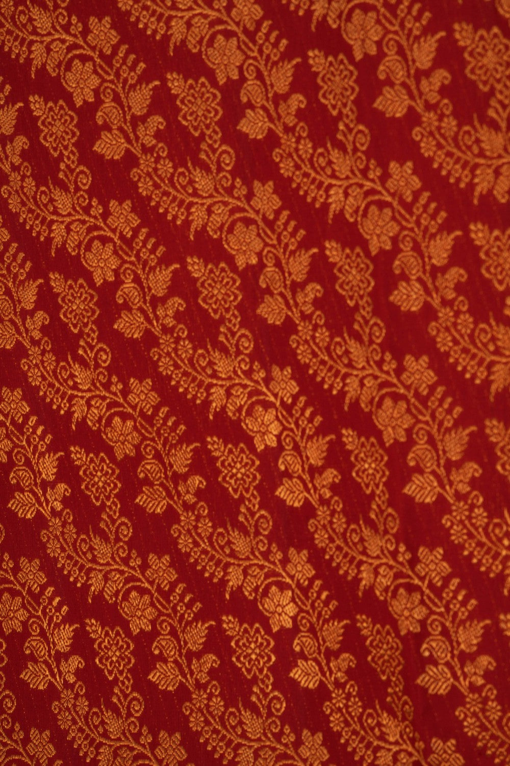 Kanchipattu Brocade Red Saree