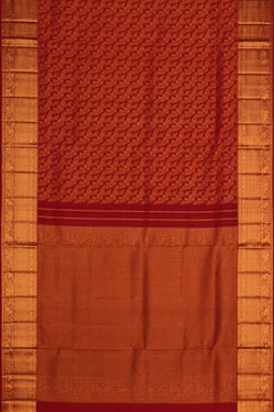 Image of Kanchipattu Brocade Red Saree