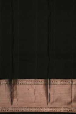 Image of Kanchipattu Brocade Bottle Green Saree