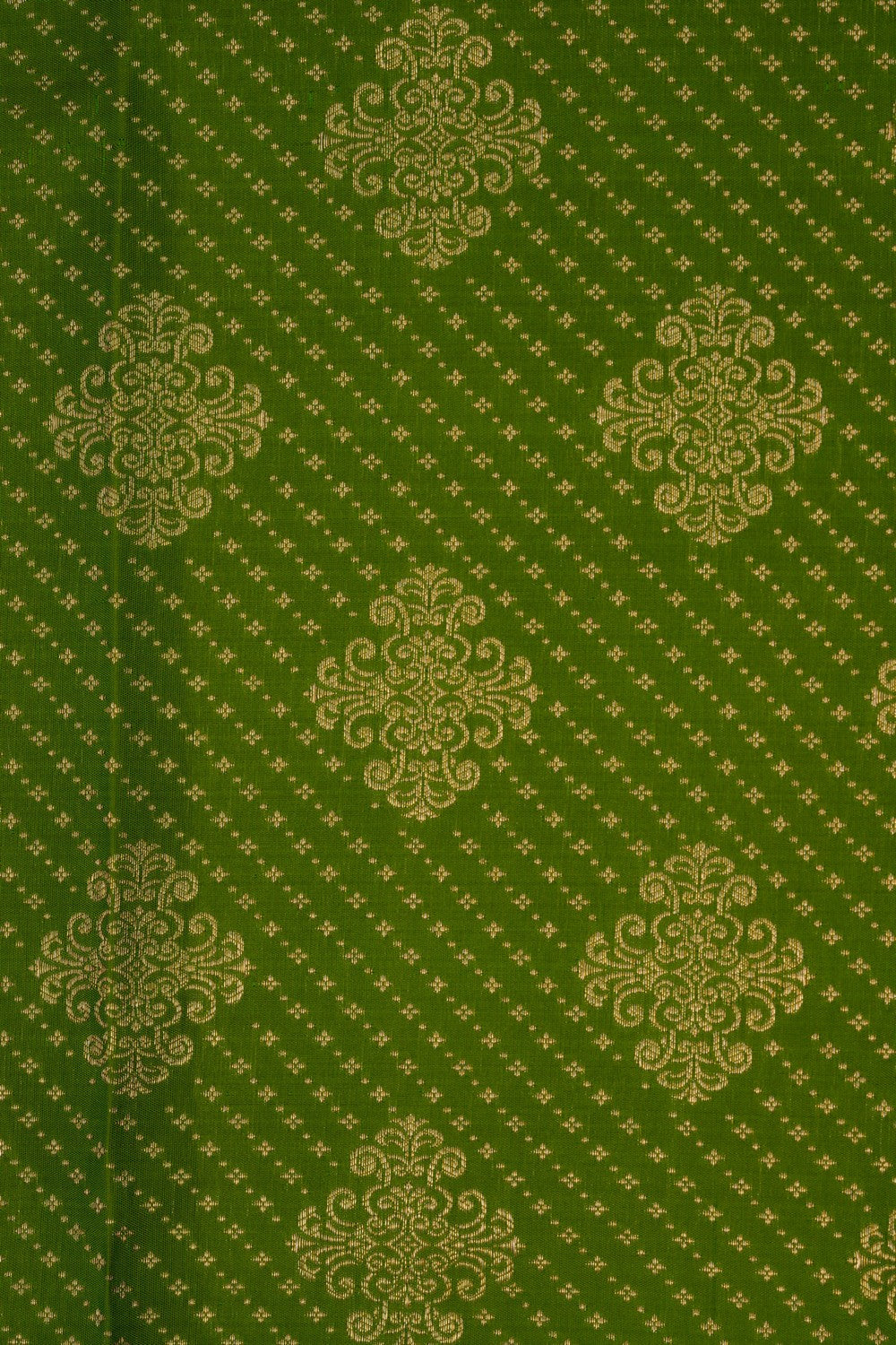 Kanchipattu Brocade Green Saree