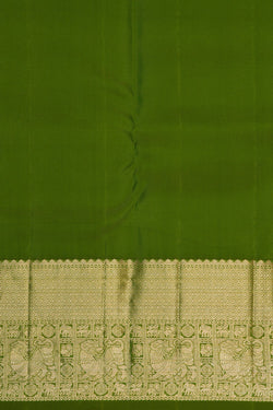 Image of Kanchipattu Brocade Green Saree
