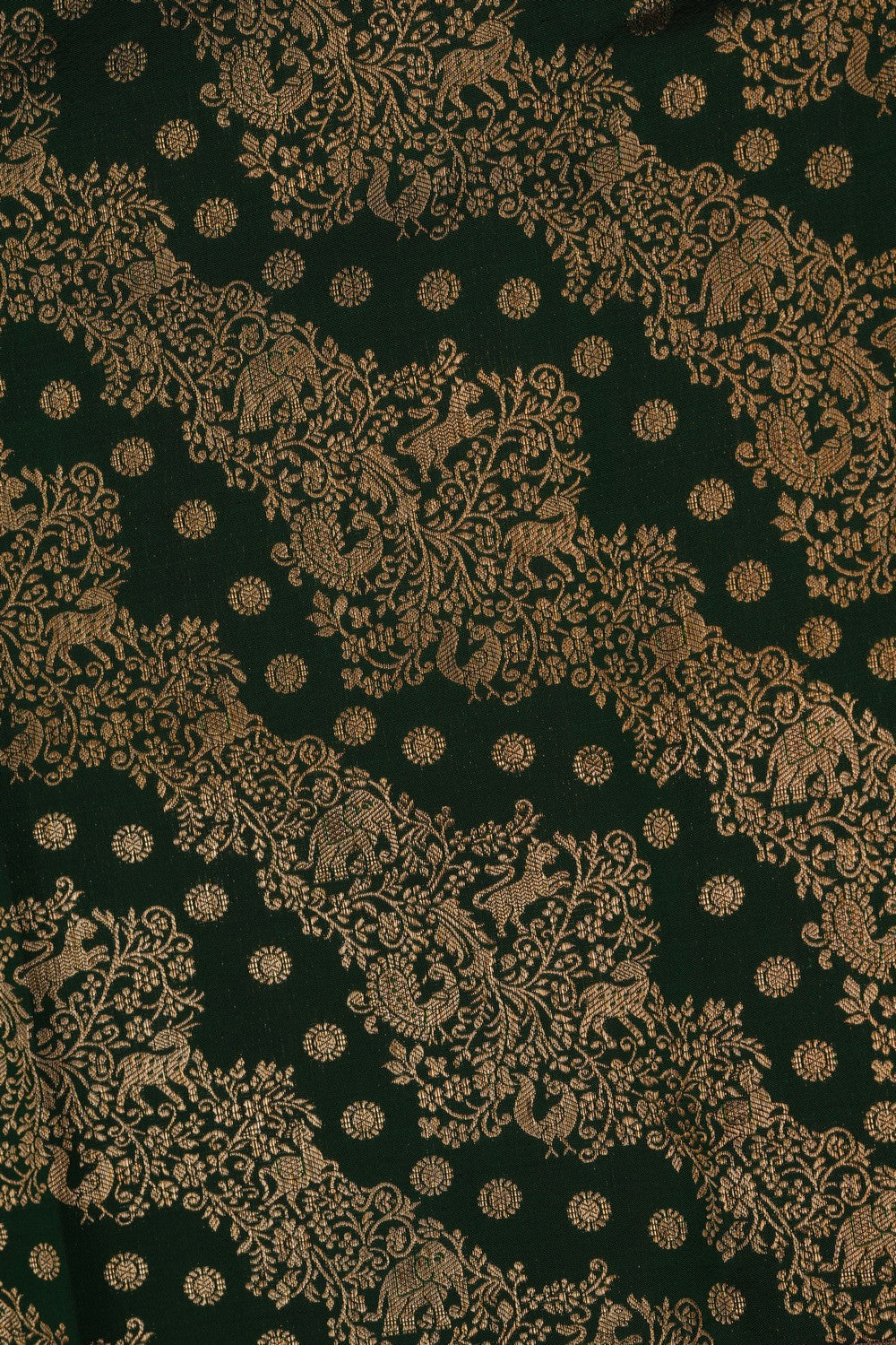 Image of Kanchipattu Brocade Green Saree