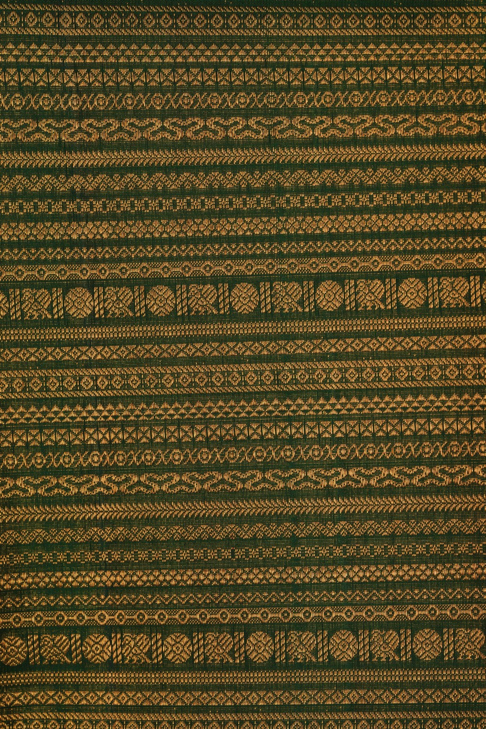Kanchipattu Brocade Green Saree