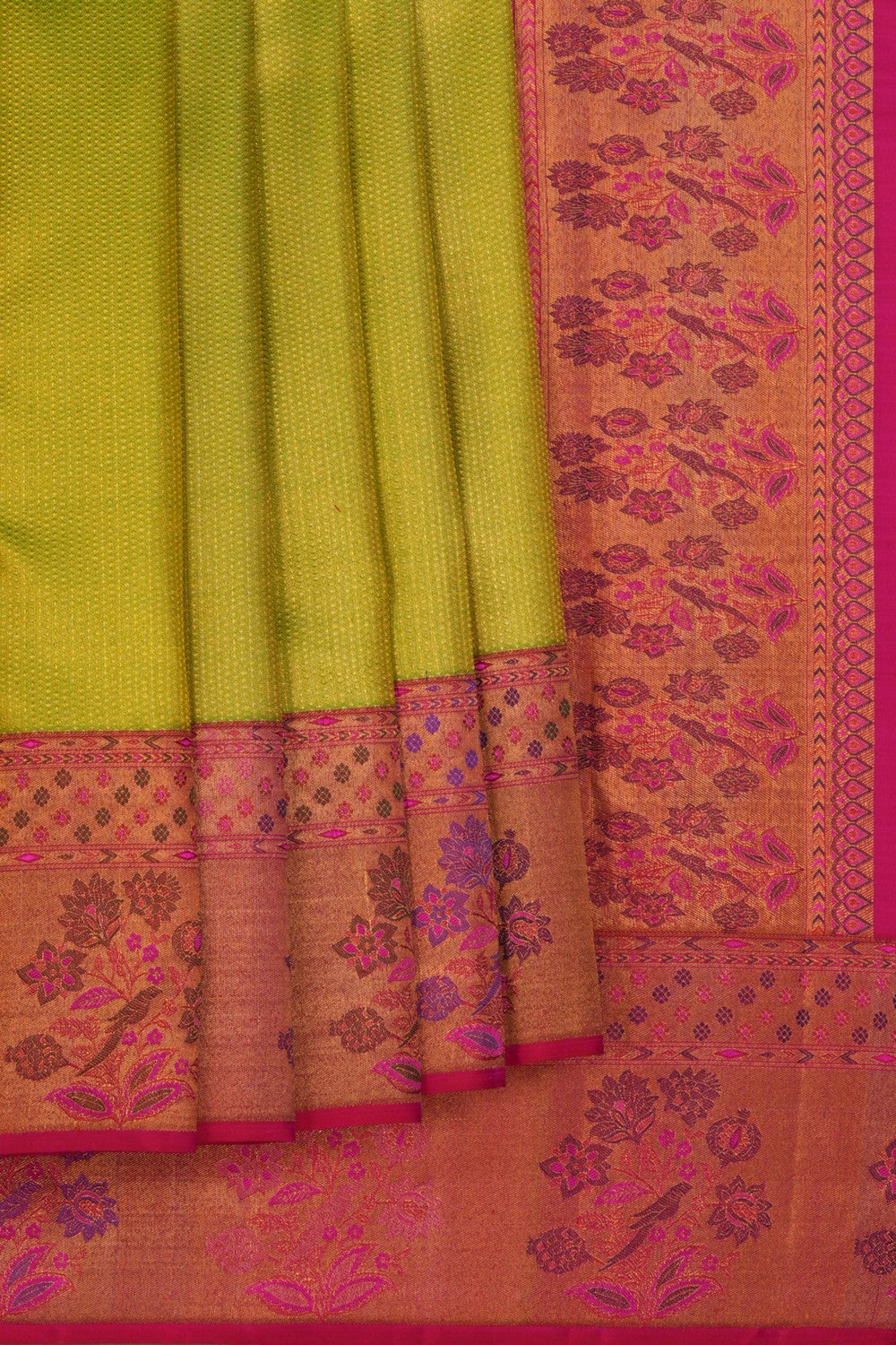 Image of Kanchipattu Brocade Green Saree
