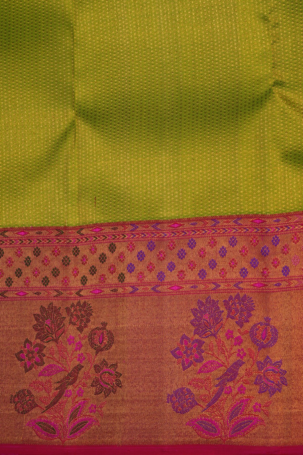 Image of Kanchipattu Brocade Green Saree