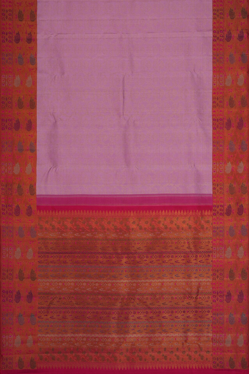 Kanchipattu Brocade Lavender Purple Saree