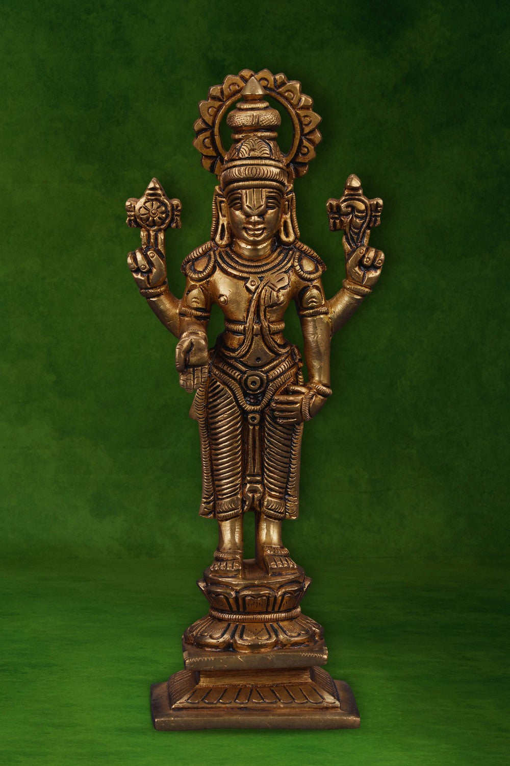 Image of Handcrafted Brass Tirupati Balaji Idol
