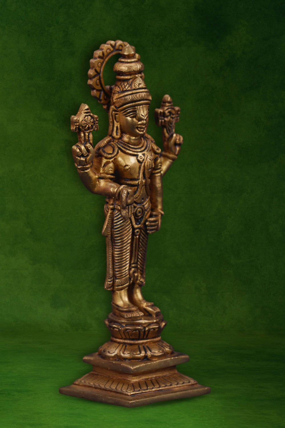 Image of Handcrafted Brass Tirupati Balaji Idol