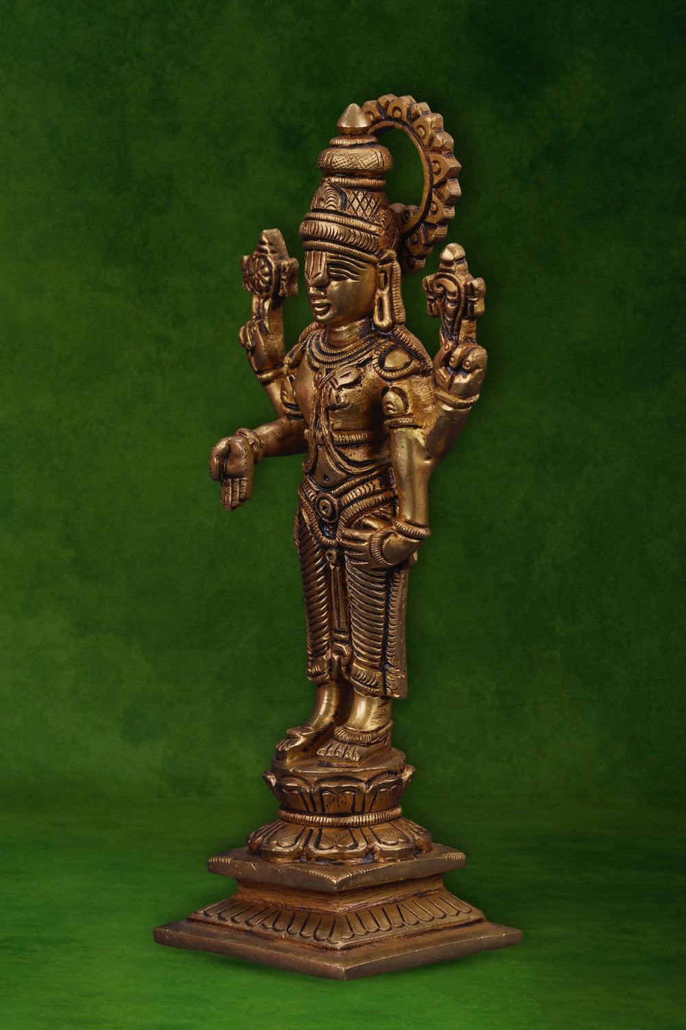 Image of Handcrafted Brass Tirupati Balaji Idol