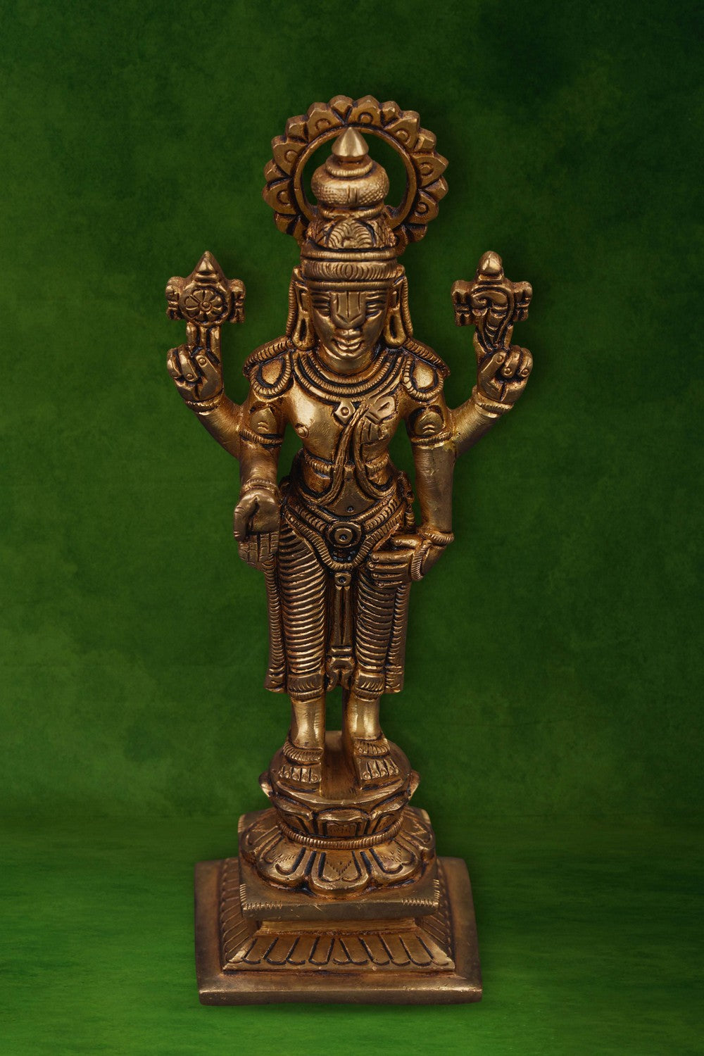Image of Handcrafted Brass Tirupati Balaji Idol