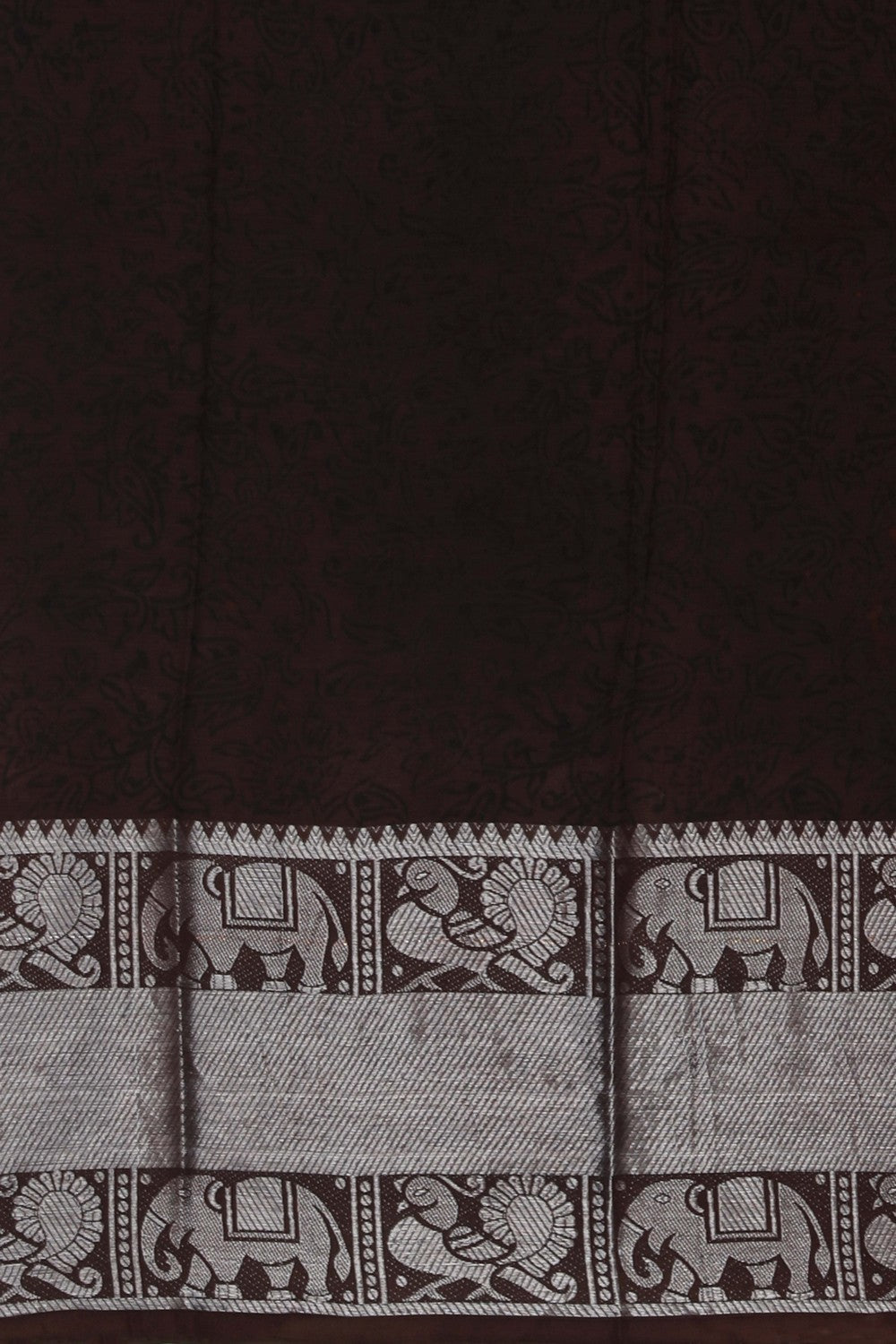 Image of Mangalgiri Ikat Silk Beige Saree