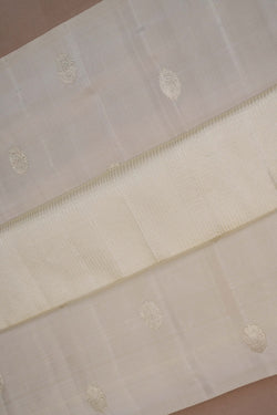 Image of Arani Silk Off White Saree