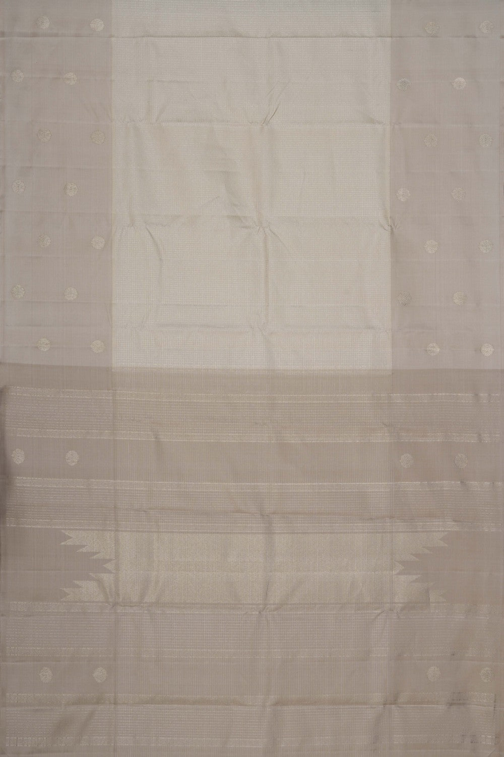 Image of Arani Silk Off White Saree