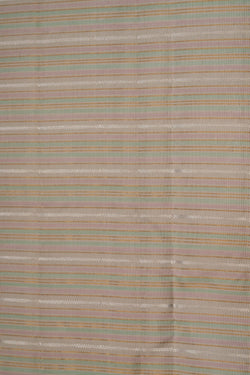Image of Arani Silk Brocade Silver Saree