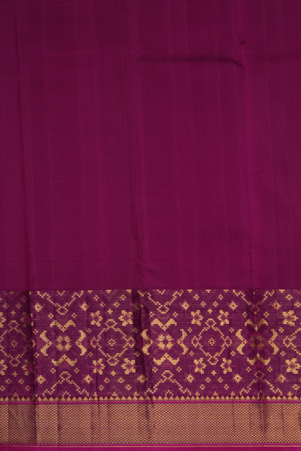 Image of Arani Silk Brocade Orange Saree